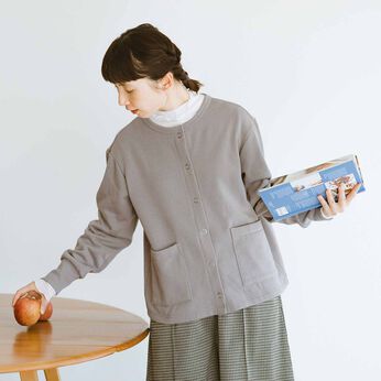 frauglatt | かるホカ裏起毛カーディガン