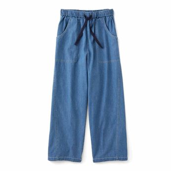 frauglatt | コットン100％の 大人のゆるデニムパンツ