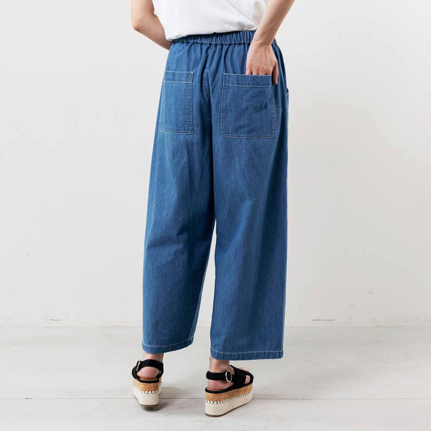 Amazon | [Foreted] デニムパンツ レディース フレア リボン
