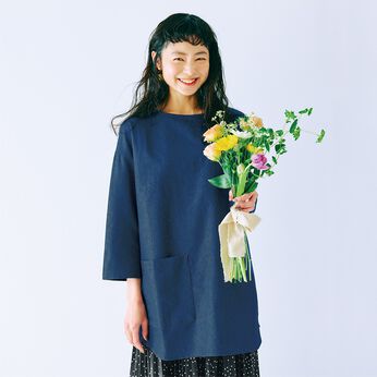 frauglatt［フラウグラット］ | 上品デニム チュニック