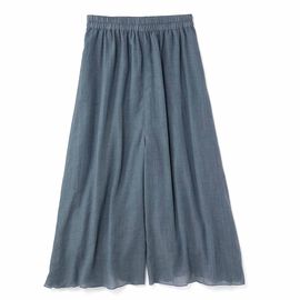frauglatt | スカート見えふんわり軽いガーゼパンツ