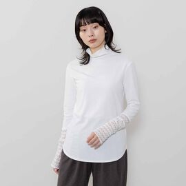 frauglatt | ｆｇくしゅくしゅ袖レーストップス　吸水速乾
