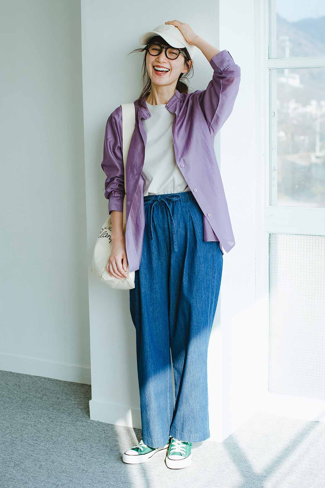 frauglatt［フラウグラット］|フラウグラット　ほんのり透け感♪ 上品に着こなせる艶（つや）やかシアーシャツの会