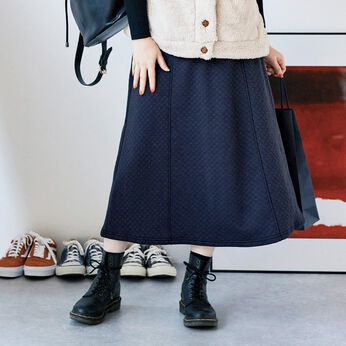 frauglatt | キルティング風 カットソースカート
