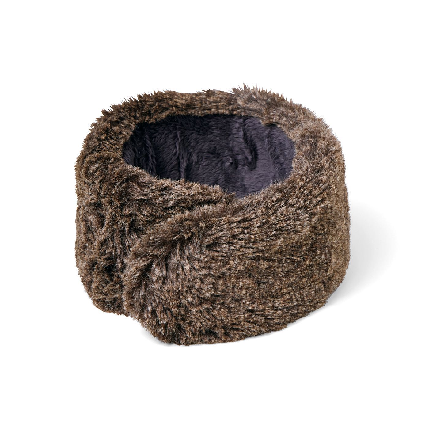 am＆be［アンビィ］|ａｍ＆ｂｅ　ワンタッチで着けられる　２－ＷＡＹネックウォーマーの会|〈ブラウン〉