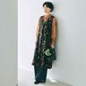 カーテンみたいにゆらめくおめかしワンピース