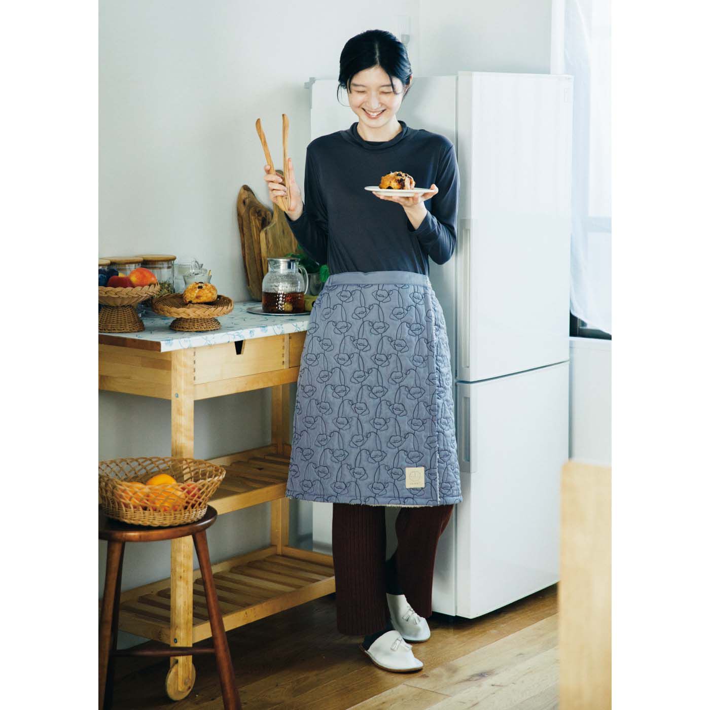 am＆be［アンビィ］|ａｍ＆ｂｅ　花咲くキルティングの2-WAY巻くブランケットの会