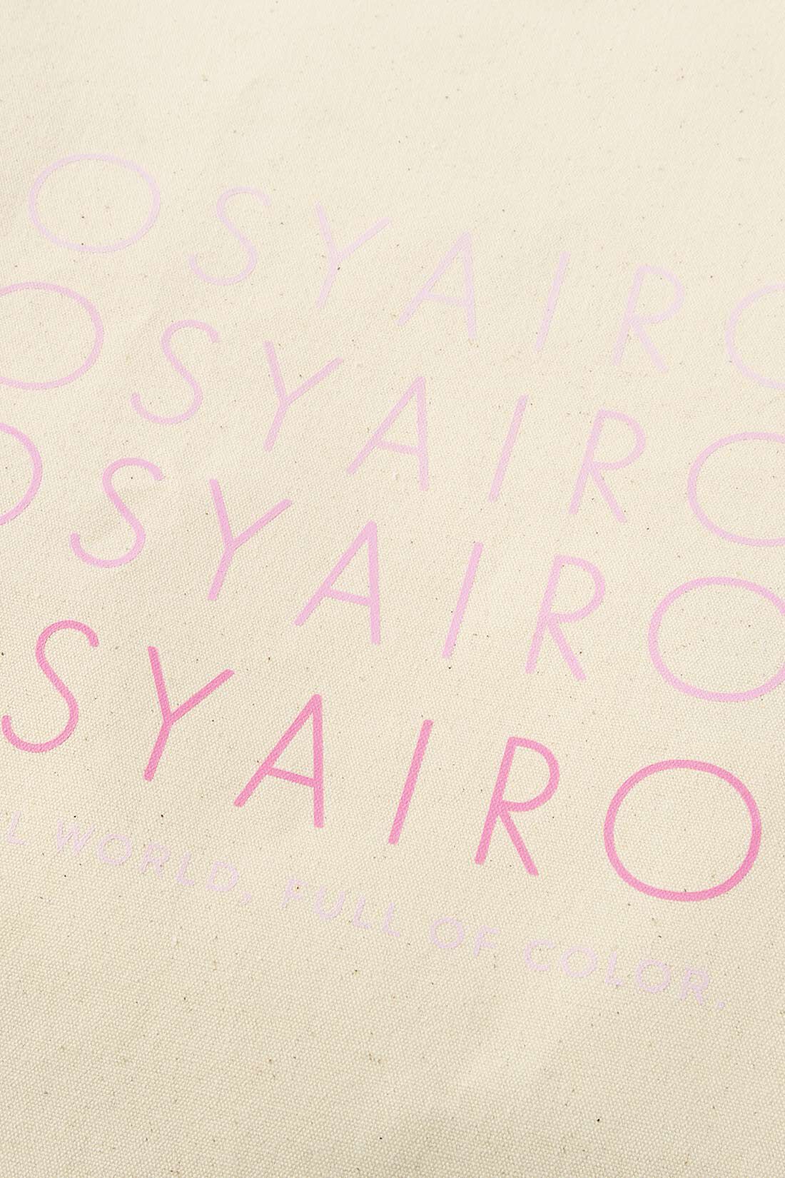 OSYAIRO 自立して便利！ うちわポケット付き ロゴトートバッグ〈ピンク 〉｜その他バッグ｜バッグ｜バッグ・財布・靴｜推し色・推し活・ファッション雑貨の通販｜OSYAIRO