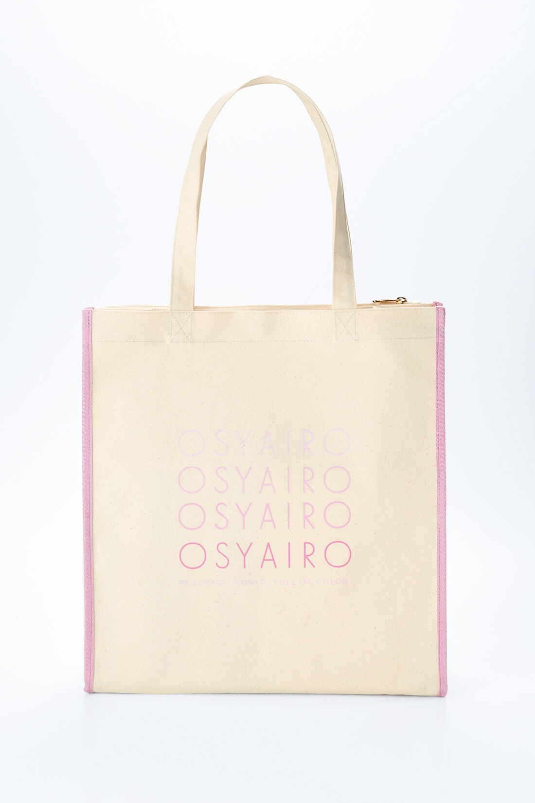 OSYAIRO 自立して便利！ うちわポケット付き ロゴトートバッグ〈ピンク 〉｜その他バッグ｜バッグ｜バッグ・財布・靴｜推し色・推し活・ファッション雑貨の通販｜OSYAIRO