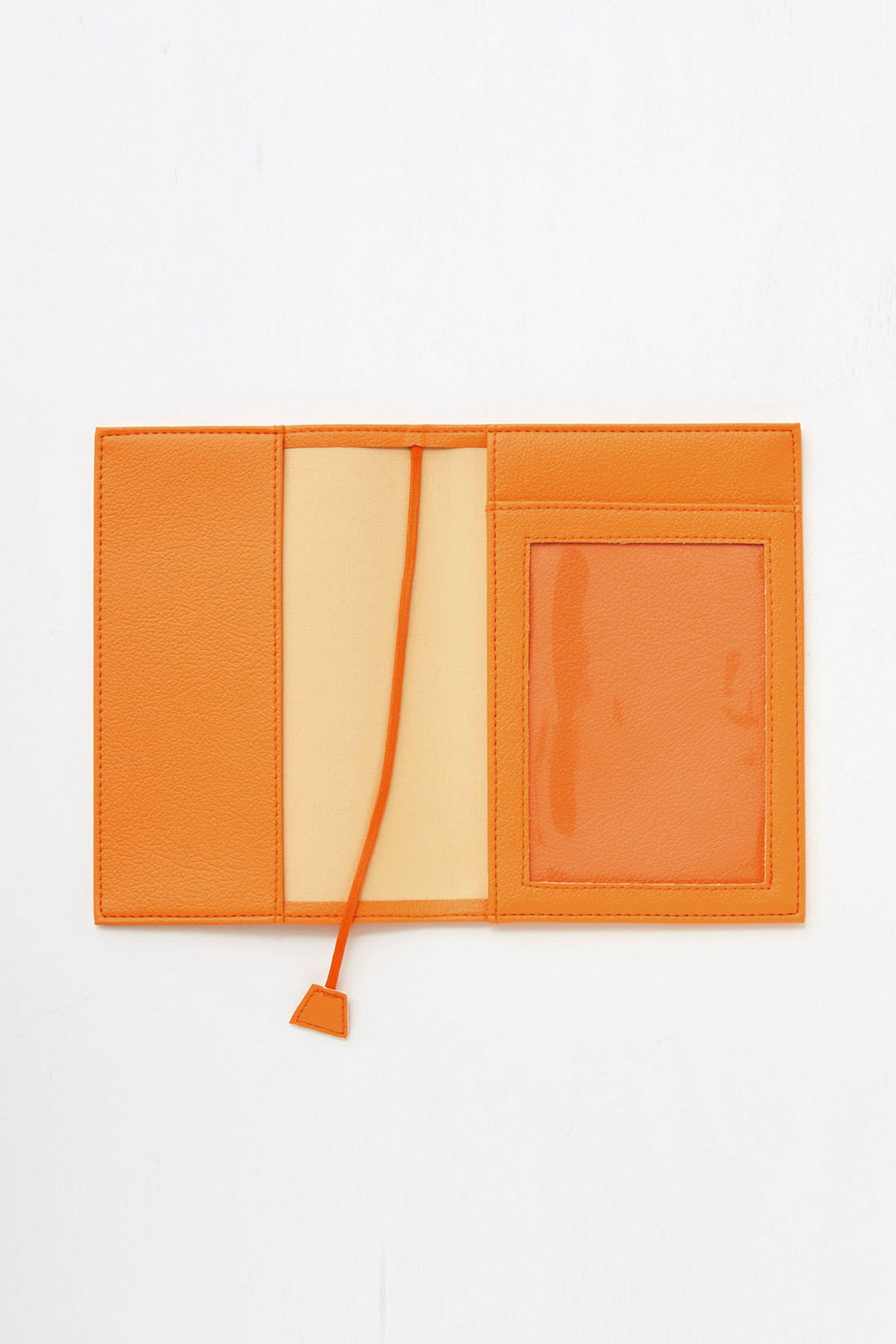 OSYAIRO|OSYAIRO　フォトポケット付き文庫本＆手帳カバー〈橙〉|内側も推し色で、配色ひものしおり付き。フォトポケットには写真やアクスタなど、お気に入りの推しを入れてください。