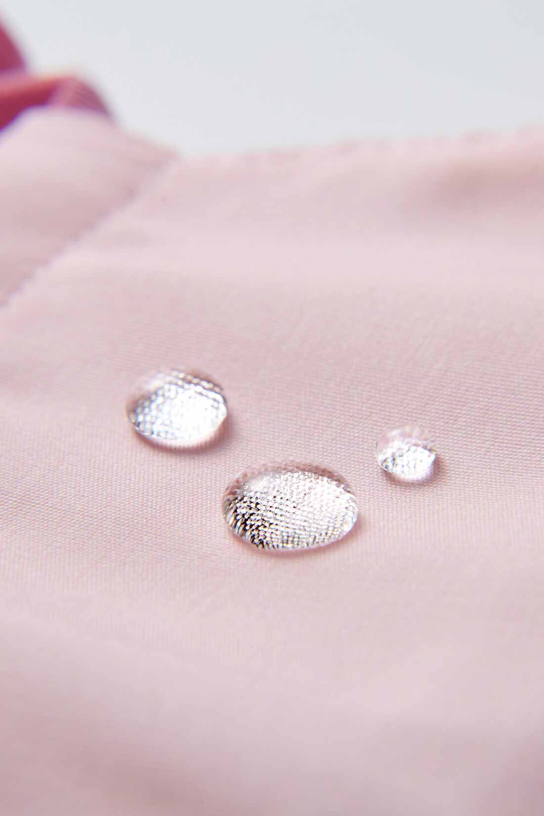 OSYAIRO|OSYAIRO　UVカットのキレイカラーマスク〈ピンク〉|表裏ともに水をはじき汚れも付きにくい撥水加工。