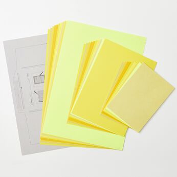 OSYAIRO | 紙の専門商社竹尾が選ぶ色を楽しむ紙セット〈黄〉