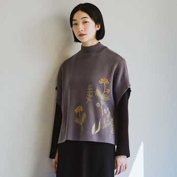 el:ment［エルメント］ | el:ment×山本祐布子ジャカードニットトップス