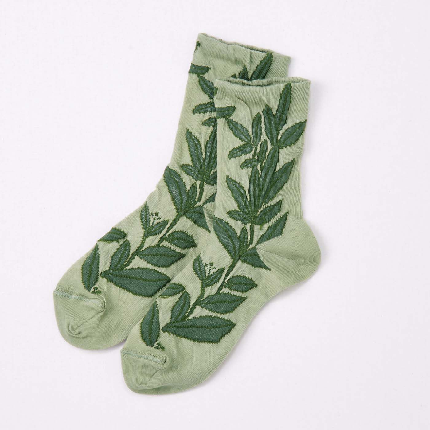el:ment|el:ment×Yuko Yamamoto　植物モチーフがゆったり紡ぐ 肌側上質シルクが心地よい薄手二重編み靴下の会|laurel〈ローレル〉
