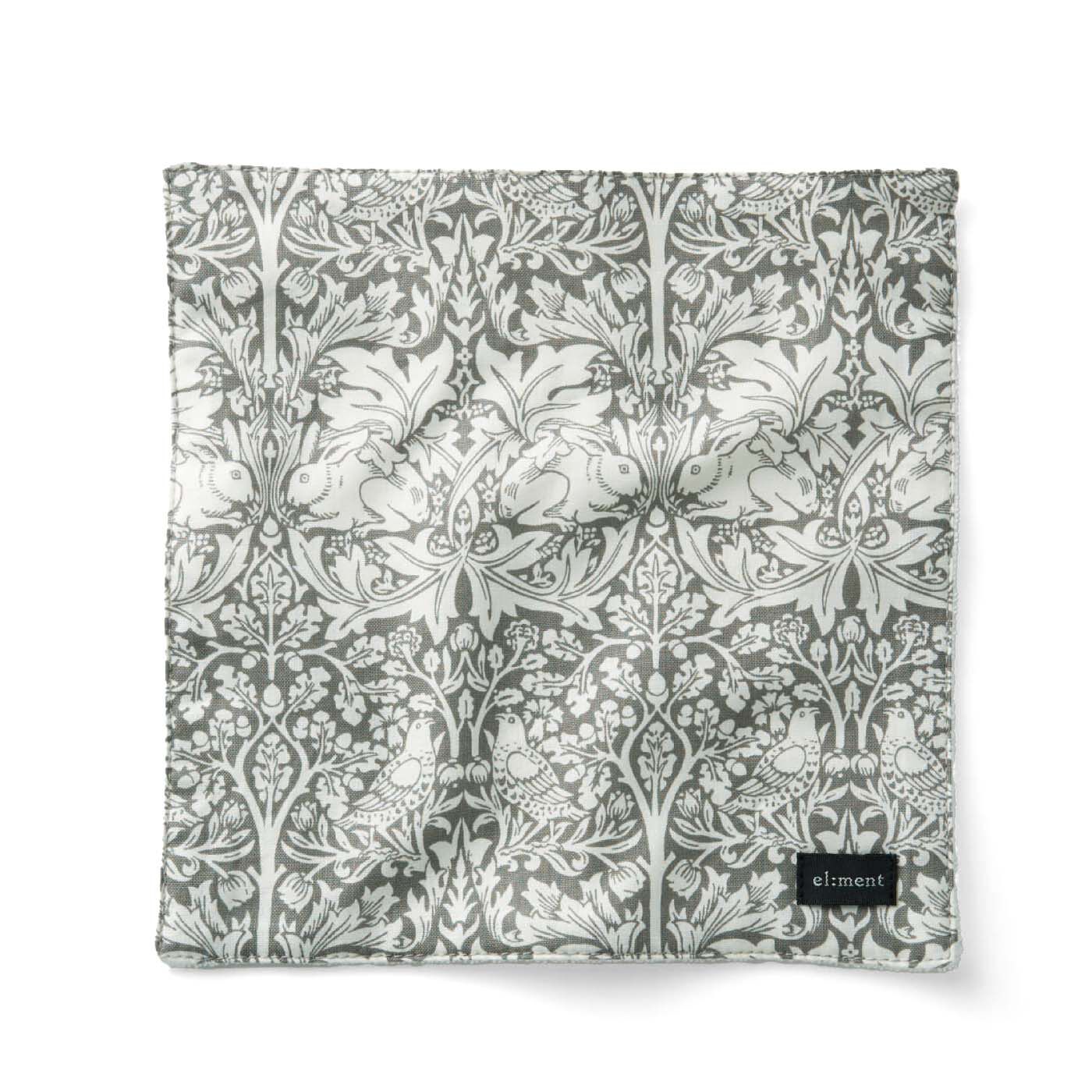 el:ment|el:ment　Fabric by BEST OF MORRIS　今治産パイルの吸水コンパクトタオルハンカチの会|Brother Rabbit