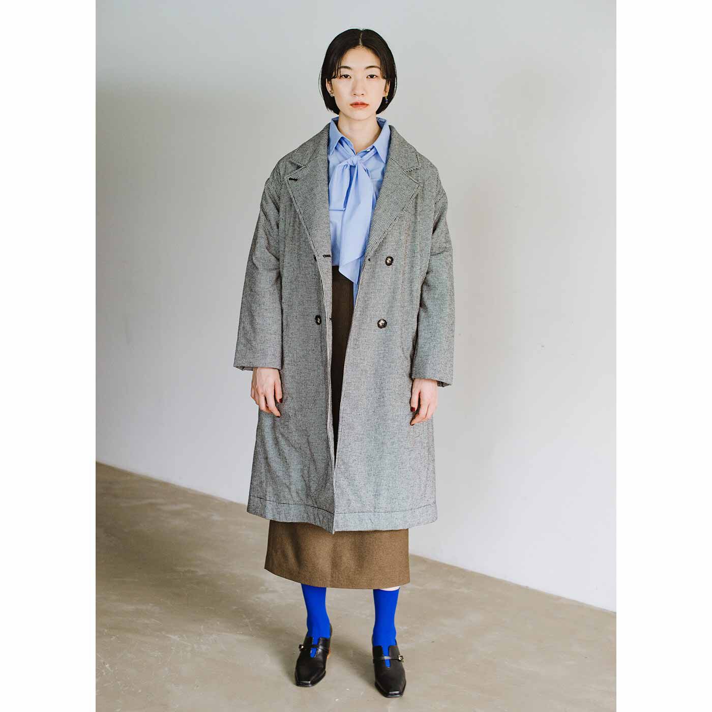 el:ment［エルメント］|el：ment×山本祐布子 内側ひらりバラの実が華やぐ 中わた入りで軽やか マフラーいらずジャケットコート