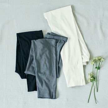 el:ment | さらり心地の コットンリネンレギンス