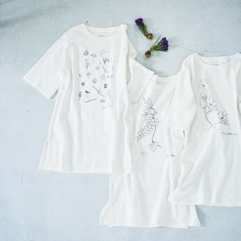el:ment | ｅｌ×山本祐布子Ｔシャツオーガニックコットン実り