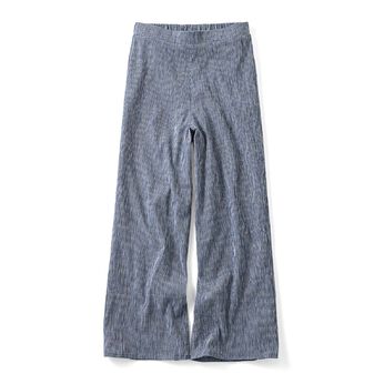 el:ment | ｅｌ高島ちぢみワイドパンツ