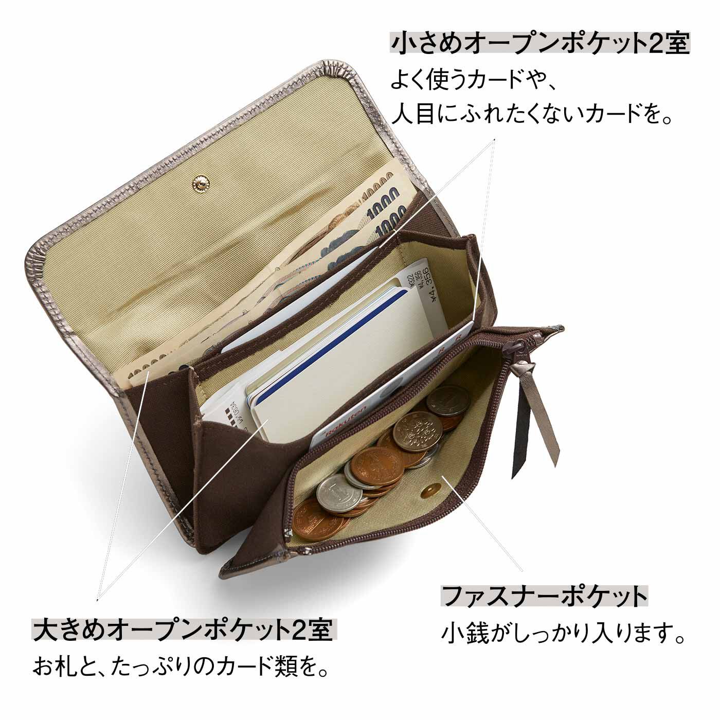 el：ment やわらかな国産カーフレザーが手になじむ 月のように