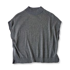 el:ment | ｅｌコットンシルク軽やかニットベストシックカラー