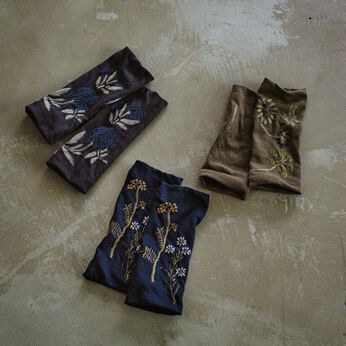 el:ment［エルメント］ | el:ment×山本祐布子あたためハーブ柄ハンドウォーマー
