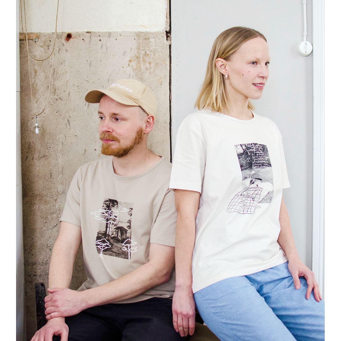 SAANA JA OLLI [サーナヤオッリ]|サーナ ヤ オッリ　フィンランドの旅先から届く　絵はがきみたいなフォトプリントTシャツの会