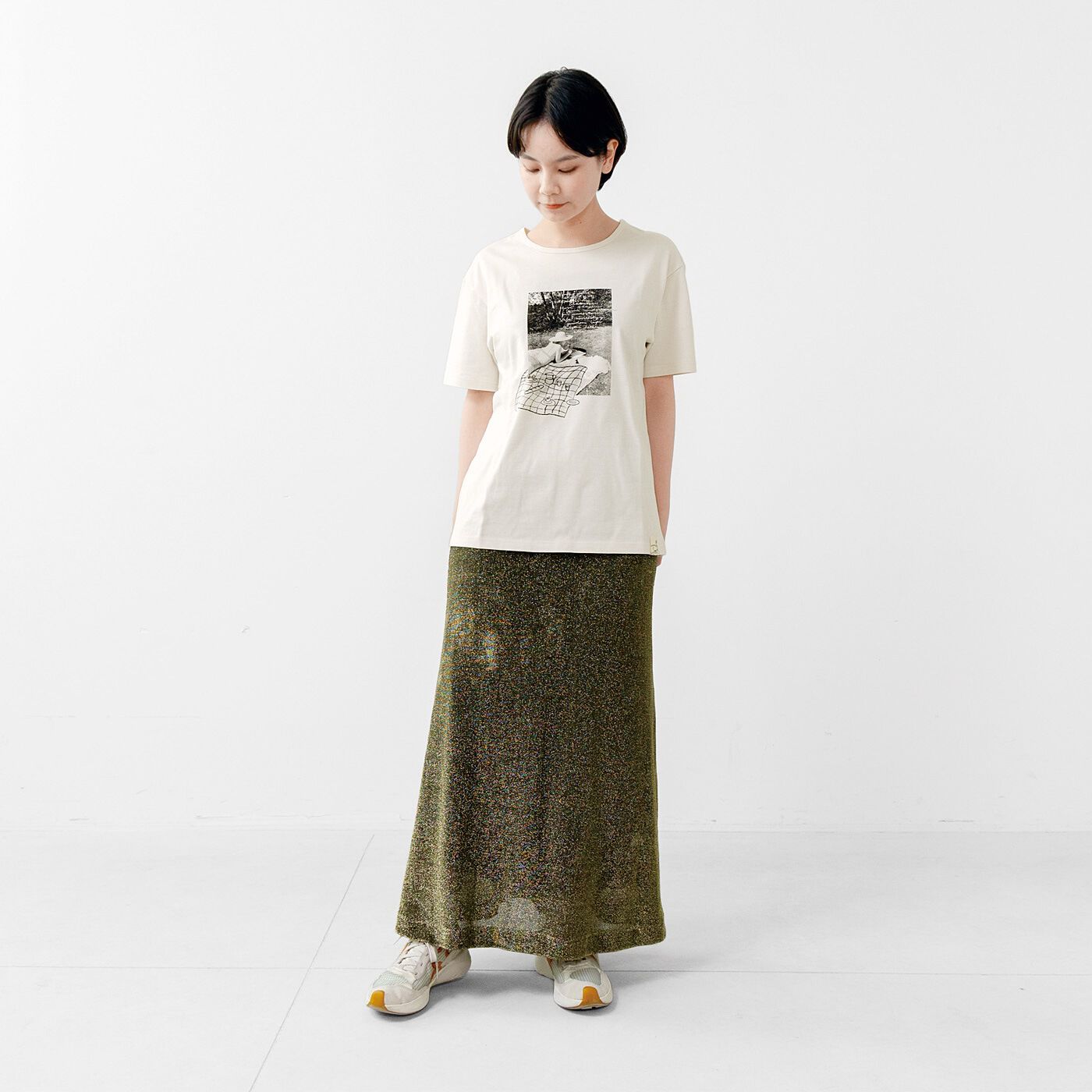 SAANA JA OLLI [サーナヤオッリ]|サーナ ヤ オッリ　フィンランドの旅先から届く　絵はがきみたいなフォトプリントTシャツの会|スタッフ 身長：157cm/トップスMサイズ着用