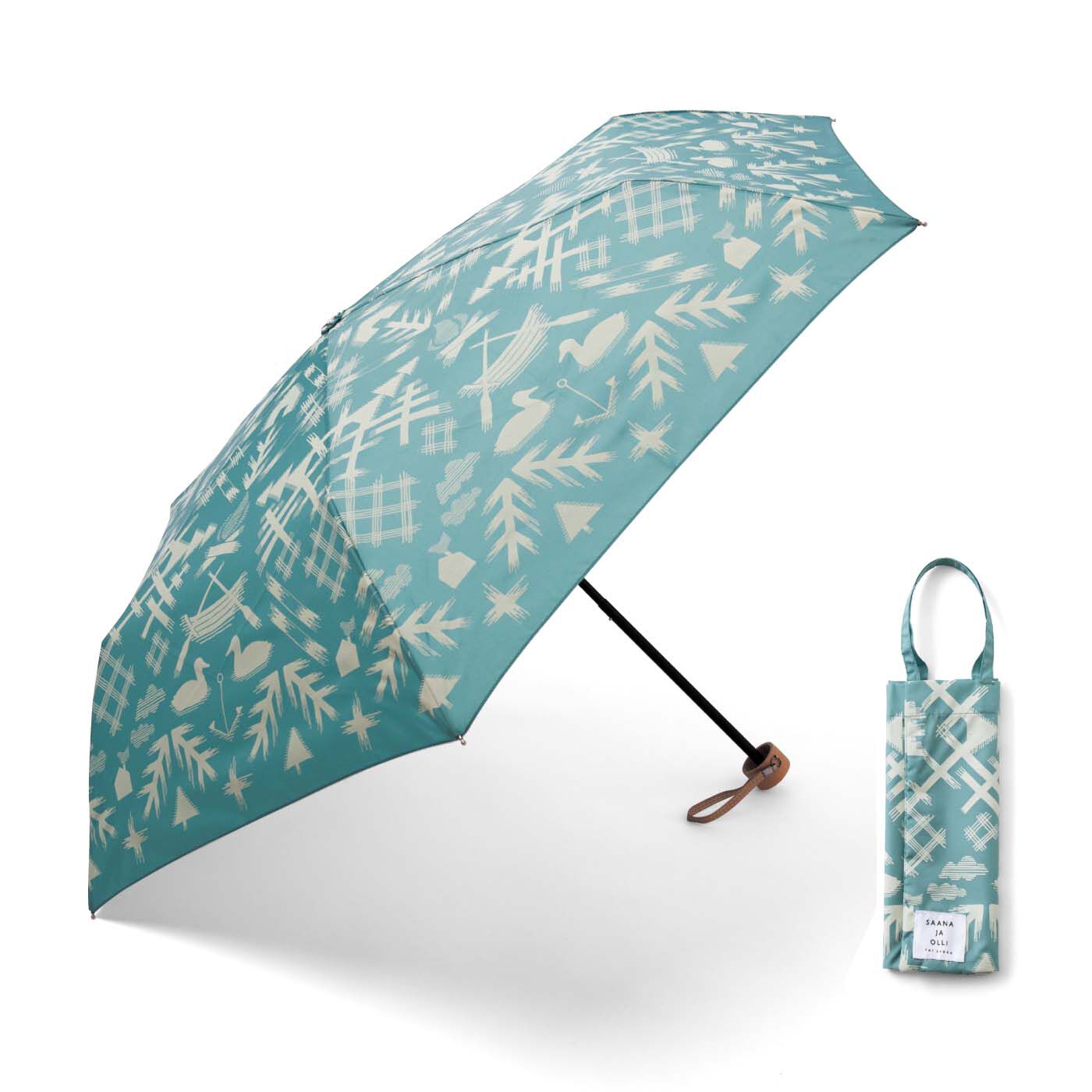 SAANA JA OLLI|サーナ　ヤ　オッリ　トートバッグ付き折りたたみ傘|〈ザ ワイルド ノースランド〉