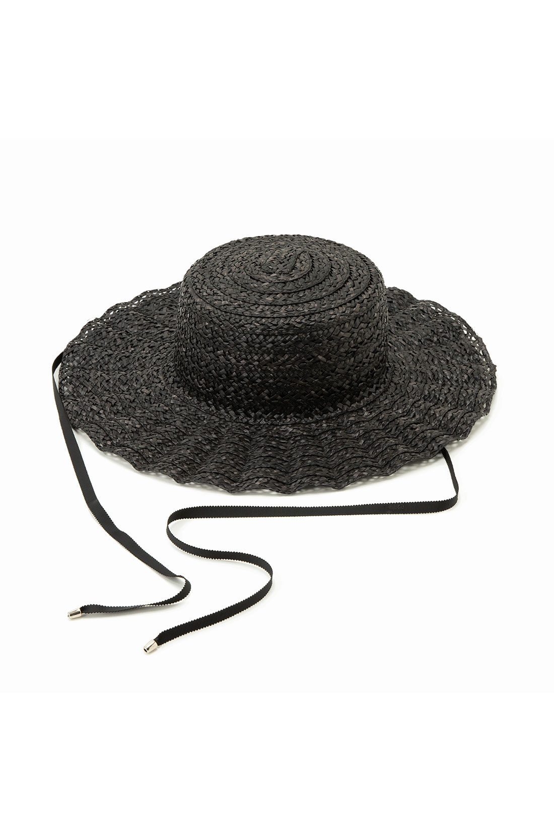 MEDE19F [メデ・ジュウキュウ]|CASSELINI　透かしなみなみハット【WEB LIMITED ITEMS】|2.ブラック