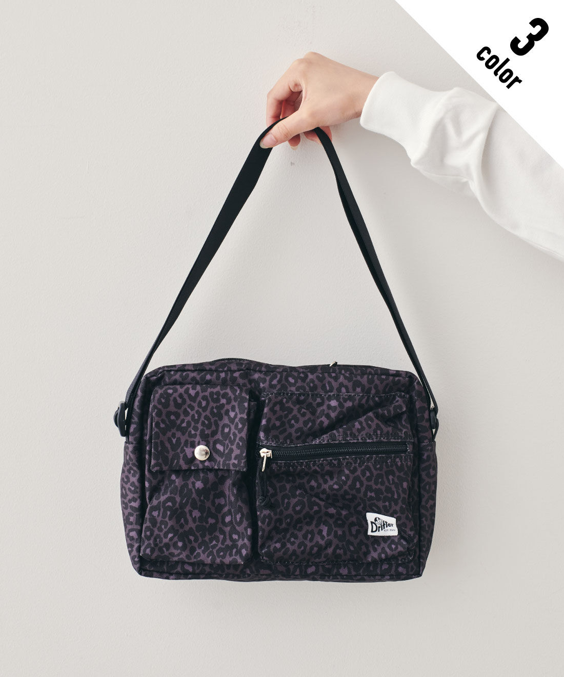 フェリシモファッションニュース|Drifter WAYNE SHOULDER【WEB LIMITED ITEMS】|3.BLACK LEOPARD