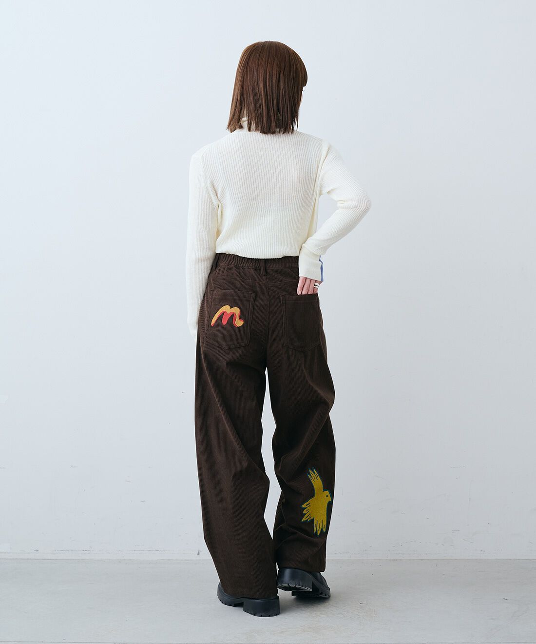 MEDE19F|綿 タートルニットの会のコーディネート