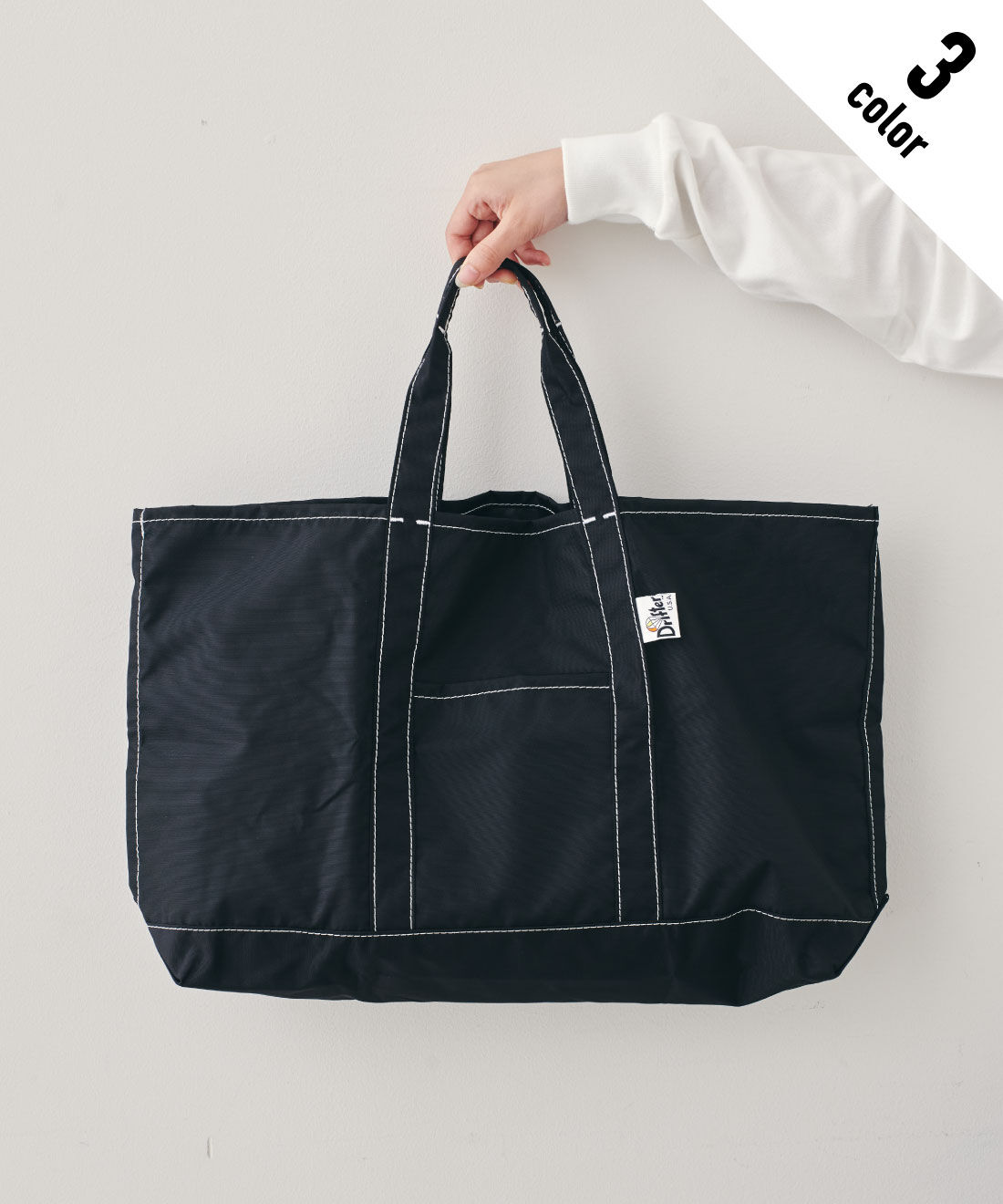 フェリシモファッションニュース|Drifter BUCKEYE TOTE【WEB LIMITED ITEMS】|1.BLACK×BLACK