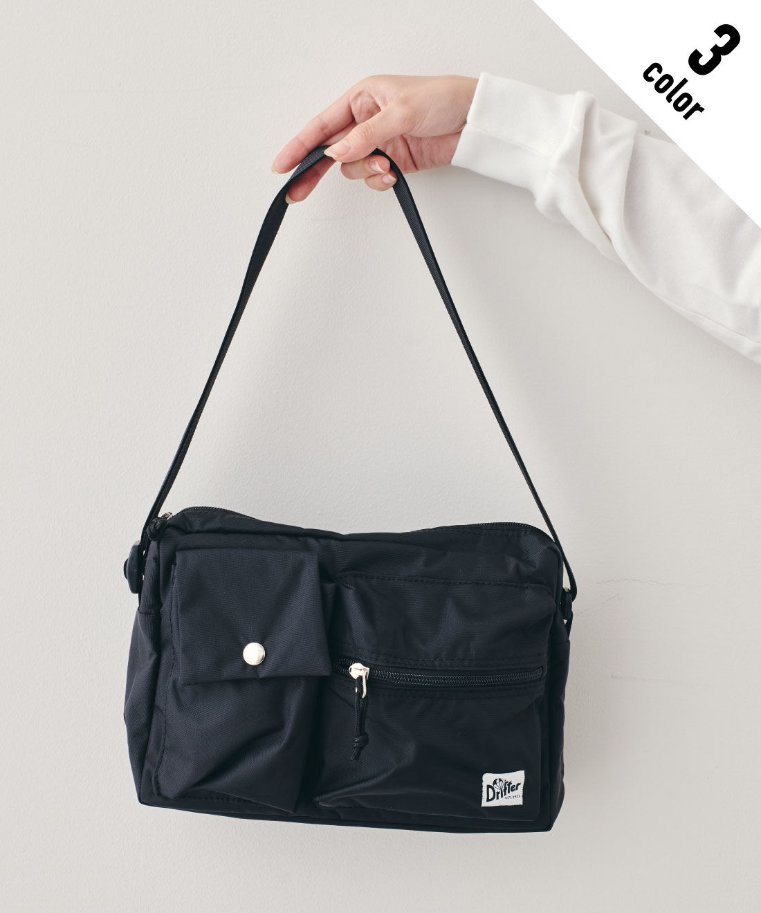 フェリシモファッションニュース|Drifter WAYNE SHOULDER【WEB LIMITED ITEMS】|1.BLACK