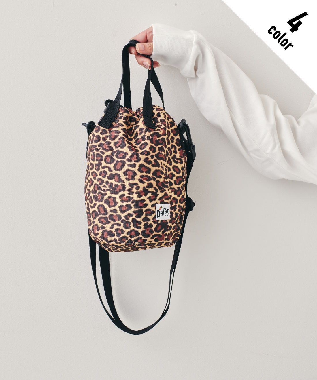 フェリシモファッションニュース|Drifter DRAWSTRING POUCH【WEB LIMITED ITEMS】|3.LEOPARD