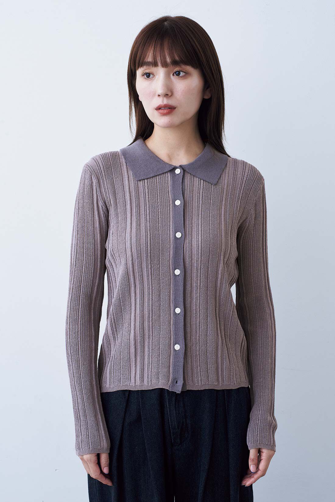 最大80％オフ ランダム編みポロニット｜フェリシモファッションニュース トップス