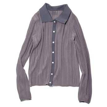 フェリシモファッションニュース | ランダム編み ポロニット