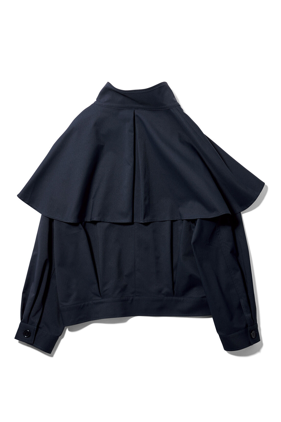 MonthlyBOX|ケープデザインジャケット〈ネイビー〉|BACK