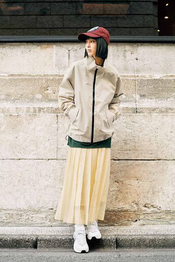 フェリシモファッションニュース | オーバーサイズ ジップジャケット〈アイボリー〉