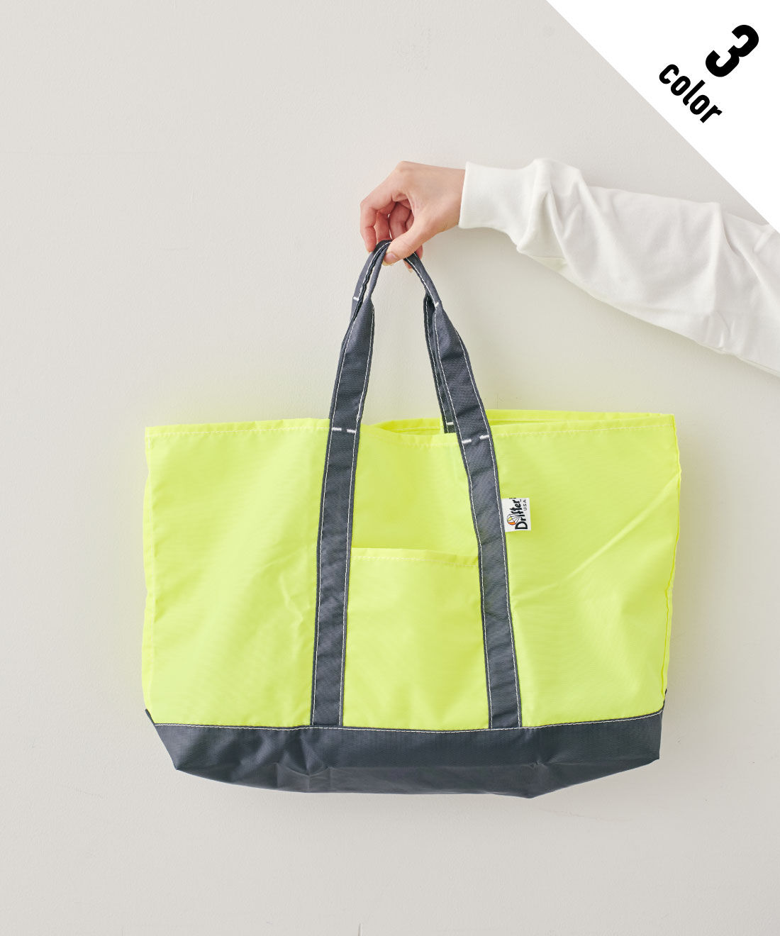 フェリシモファッションニュース|Drifter BUCKEYE TOTE【WEB LIMITED ITEMS】|2.FL YELLOW×GRAY