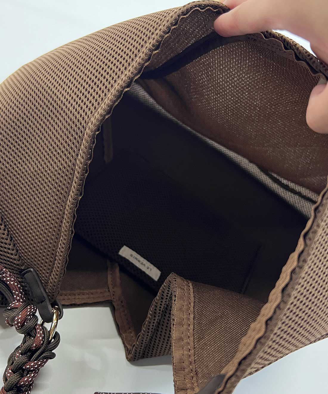 MEDE19F [メデ・ジュウキュウ]|LEVERINS　パラコードハンドルメッシュバック【WEB LIMITED ITEMS】