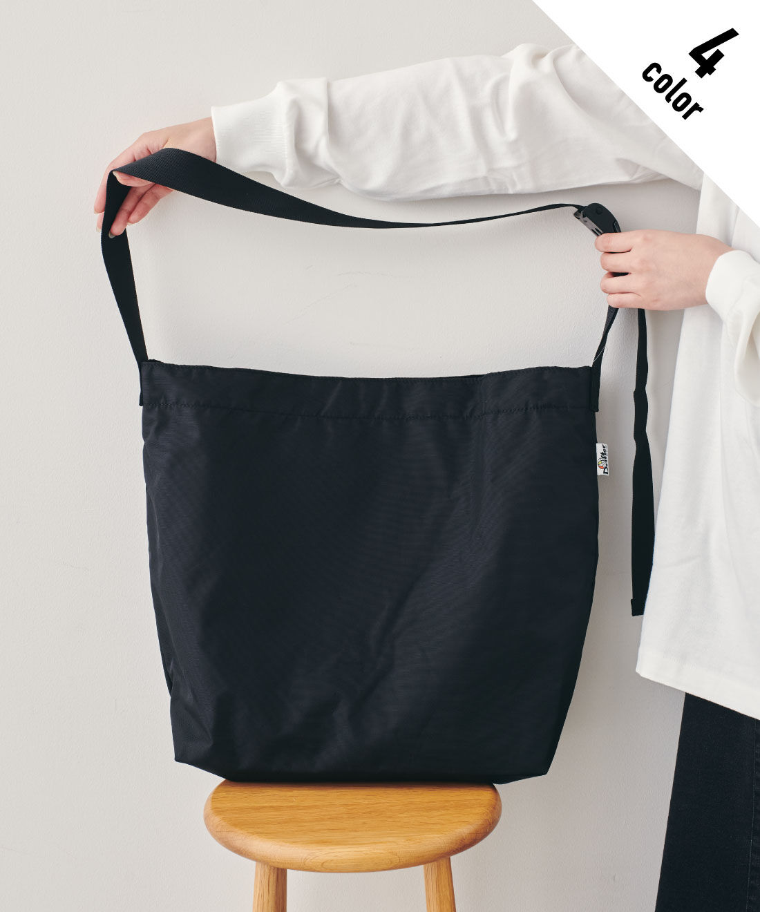 フェリシモファッションニュース|Drifter PLAIN SHOULDER BAG【WEB LIMITED ITEMS】|1.BLACK