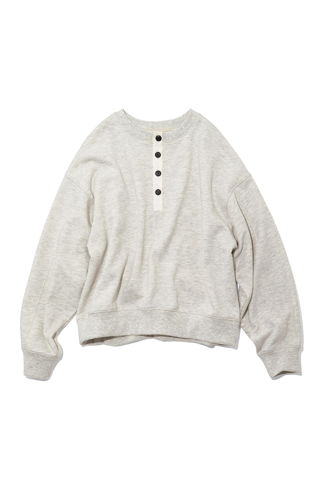 MonthlyBOX|ヘンリーネックスウェット〈グレージュ〉