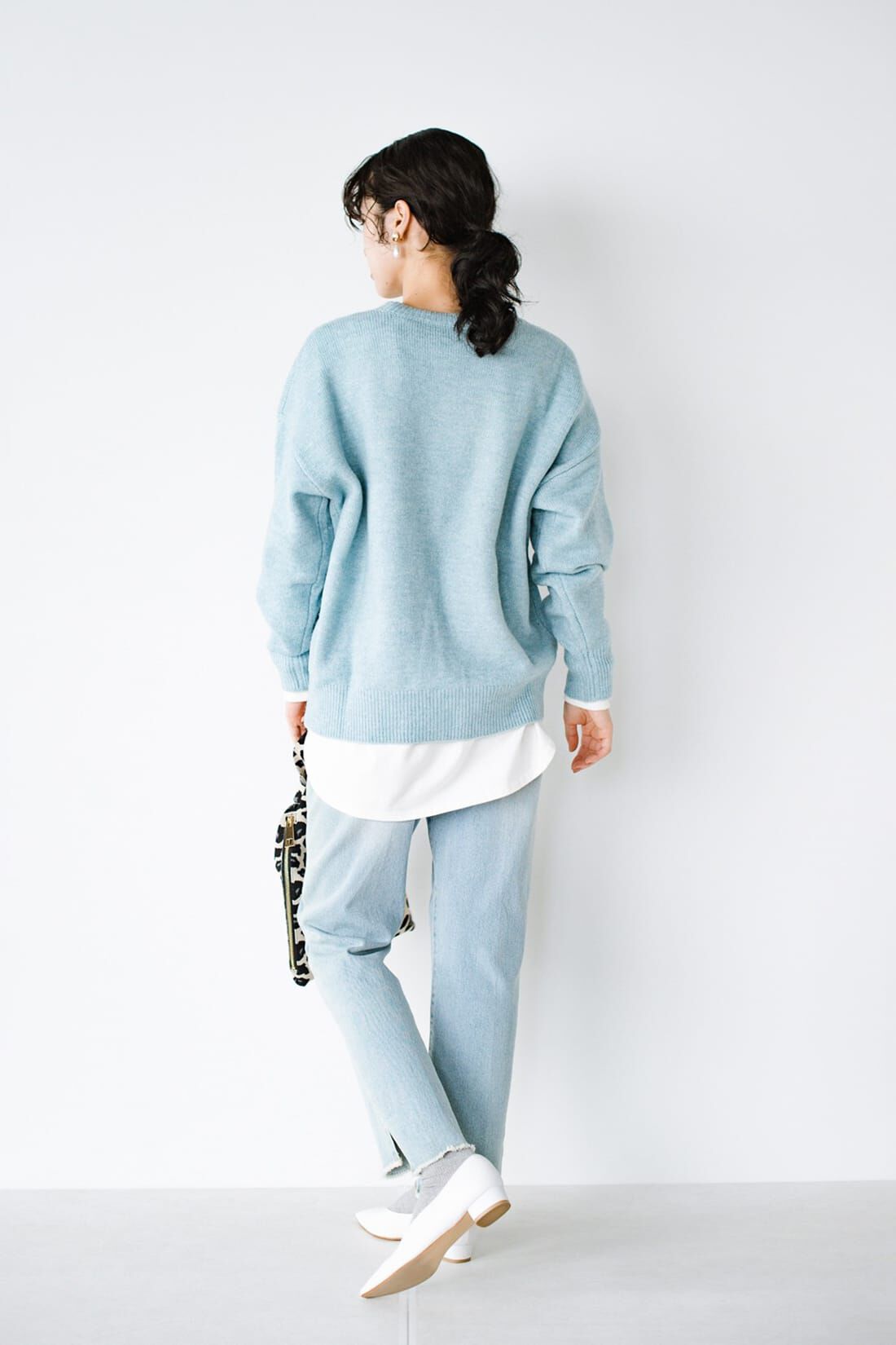 haco!|ｈａｃｏ！ スウェットとニットのいいとこどり！オシャレごころと暖かさと大人っぽさ、全部そろったウォッシャブルニット ｂｙ ｑｕｅ ｍａｄｅ ｍｅ