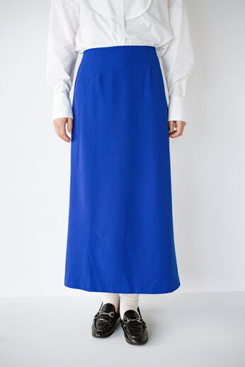 haco!［ハコ］ | オシャレ見えして便利なストレッチスカート〈ブルー〉