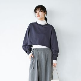 haco! | たのしいことだけ考えたい日の 短め丈スウェット〈グレー〉