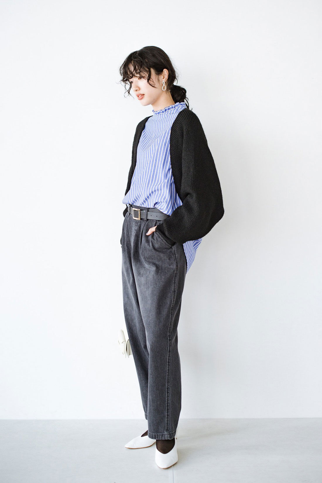 haco!|ｈａｃｏ！ 季節の変化を楽しむ「愛服」 シャツもブラウスもニットもやさしく包むアームボレロ