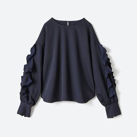 haco! | 華やぐひらひら袖トップス〈ネイビー〉