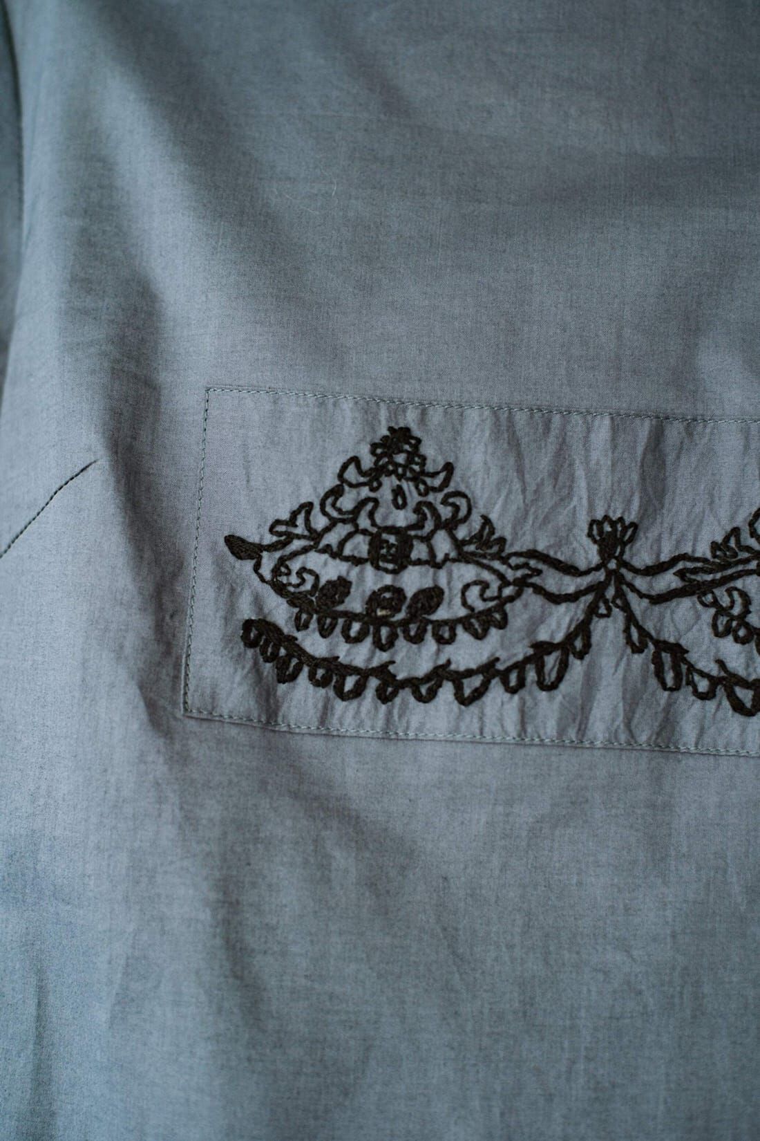 haco!［ハコ］|ｈａｃｏ！　上品な刺繍がまるでレースのよう　オーガニックコットンの袖ぽんわりブラウス　ｆｒｏｍ　Ｓｔｉｔｃｈ　ｂｙ　Ｓｔｉｔｃｈ