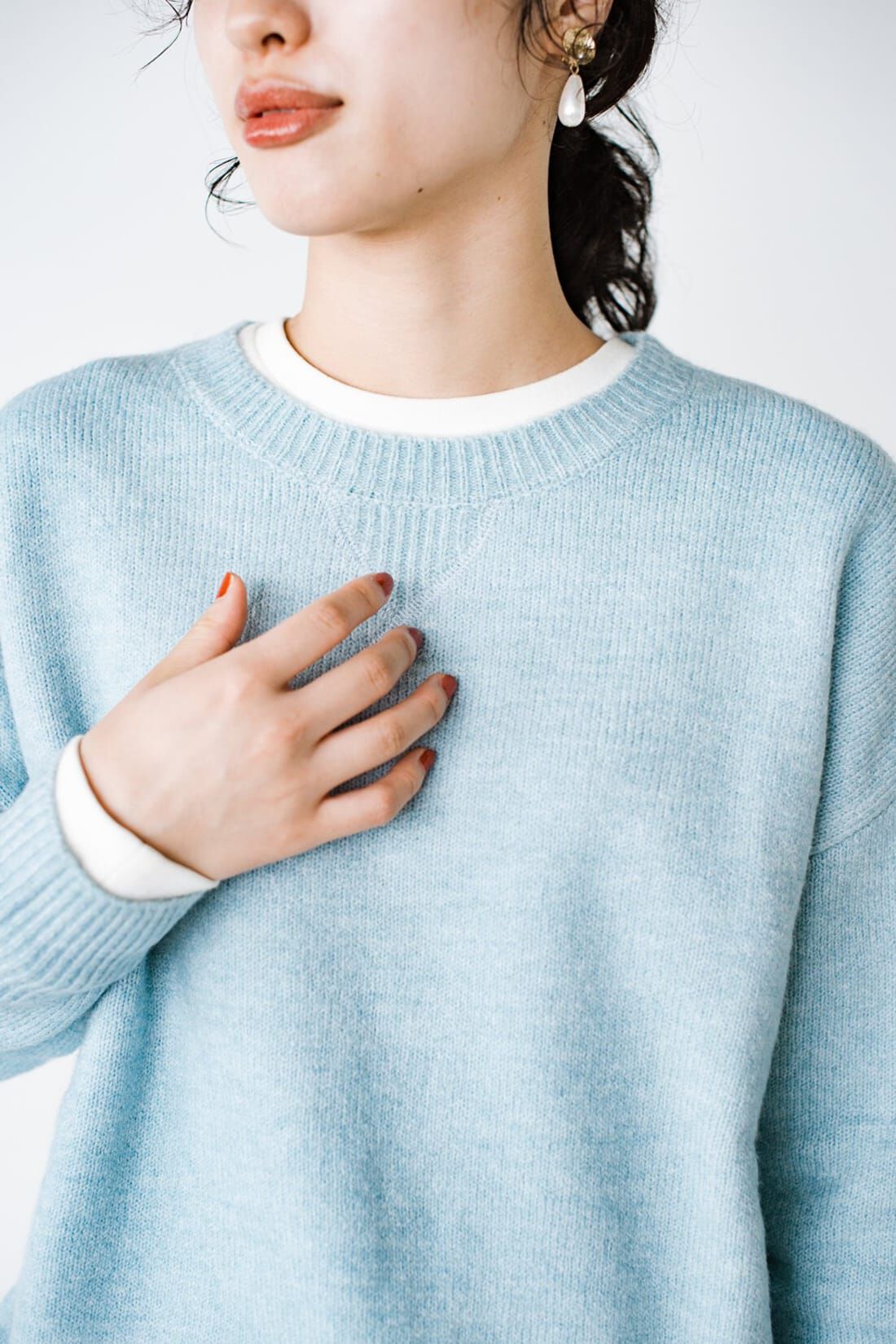 haco!|ｈａｃｏ！ スウェットとニットのいいとこどり！オシャレごころと暖かさと大人っぽさ、全部そろったウォッシャブルニット ｂｙ ｑｕｅ ｍａｄｅ ｍｅ